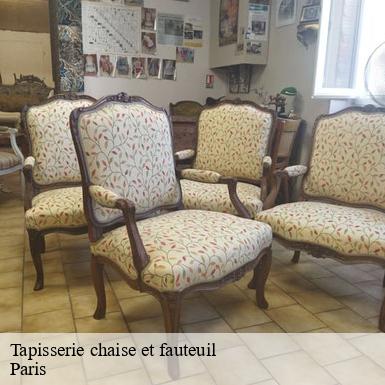 Tapisserie chaise et fauteuil 75 Paris AB Tapisserie