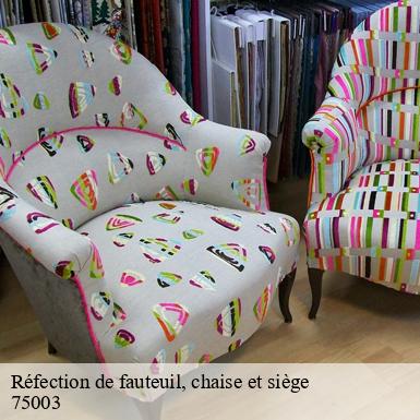 Réfection de fauteuil, chaise et siège paris-3-75003 AB Tapisserie