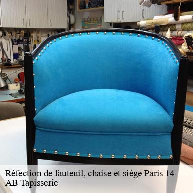 Réfection de fauteuil, chaise et siège paris-14-75014 AB Tapisserie