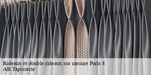 Rideaux et double rideaux sur mesure  paris-8-75008 AB Tapisserie 