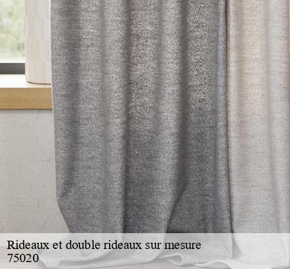 Rideaux et double rideaux sur mesure  paris-20-75020 AB Tapisserie 