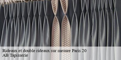 Rideaux et double rideaux sur mesure  paris-20-75020 AB Tapisserie 
